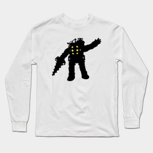 Big Daddy Waving Silhouette Long Sleeve T-Shirt